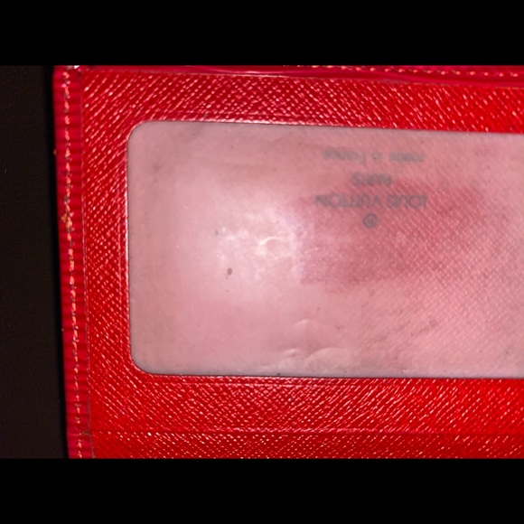 Louis Vuitton Epileather Mens Wallet Red RARE - Picture 3 of 5